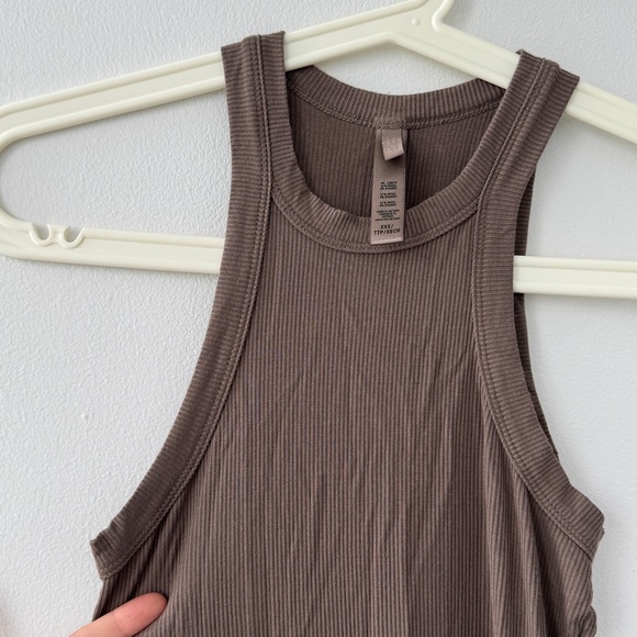 SKIMS Halter Dress in Taupe - Picture 5 of 5